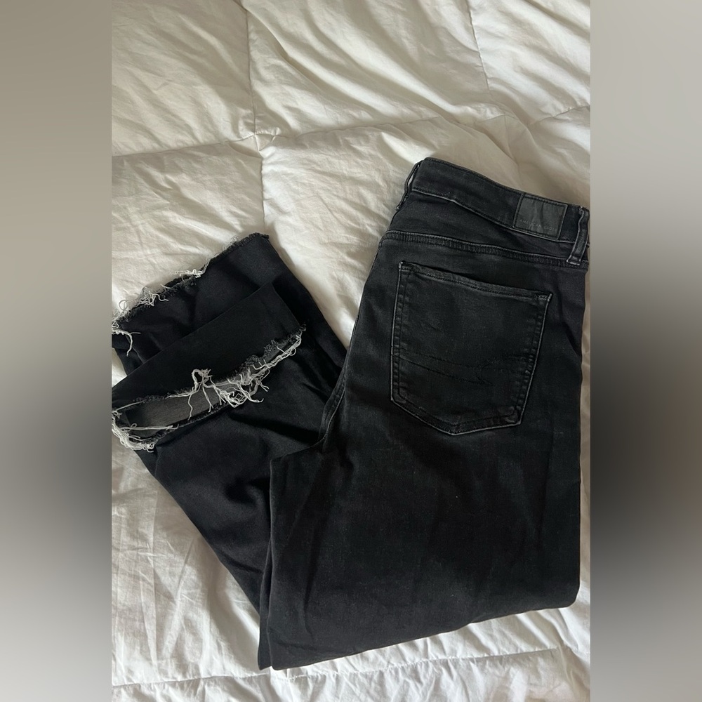 American Eagle Kick Boot Crop Jeans
